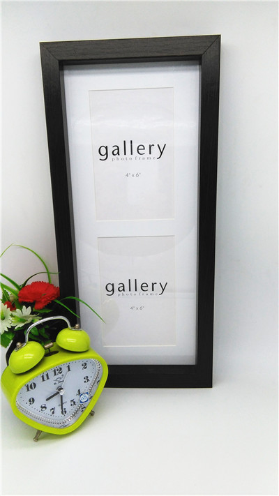 MDF photo frame double 4"x6"