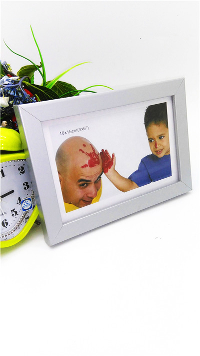 Silver cute  table frame 5"x7"